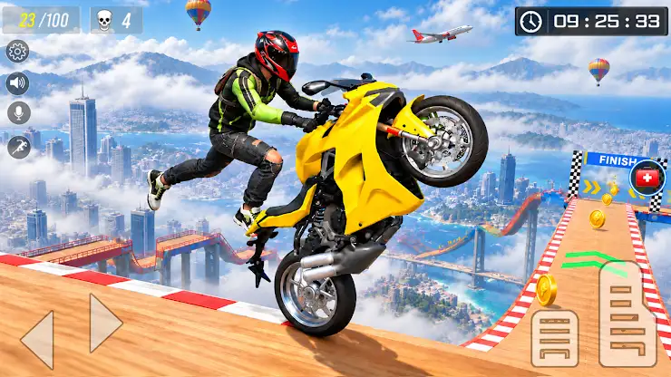 Moto Wheelie Stunt Bike Rider screenshot 2