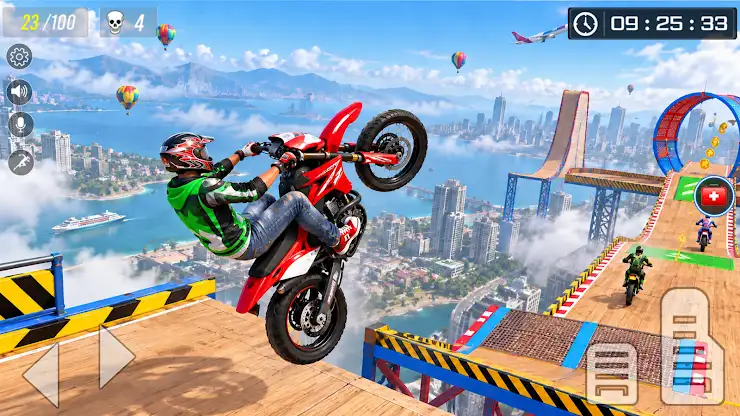 Moto Wheelie Stunt Bike Rider screenshot 3