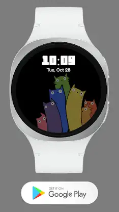 Cute Cats Watch face screenshot 6