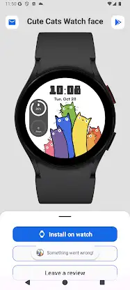 Cute Cats Watch face screenshot 8