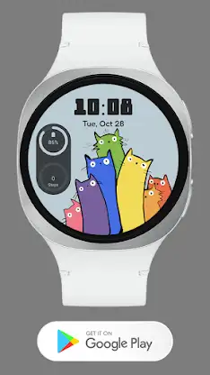 Cute Cats Watch face screenshot 5