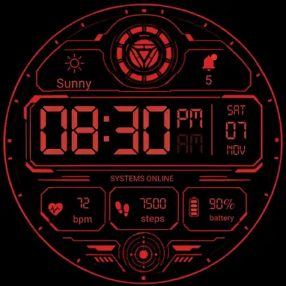 CyberCore Watch face screenshot 3