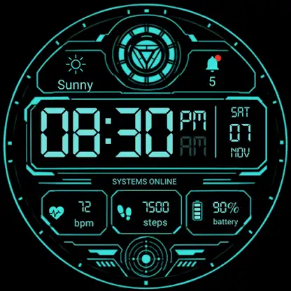 CyberCore Watch face screenshot 1