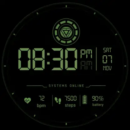 CyberCore Watch face screenshot 8