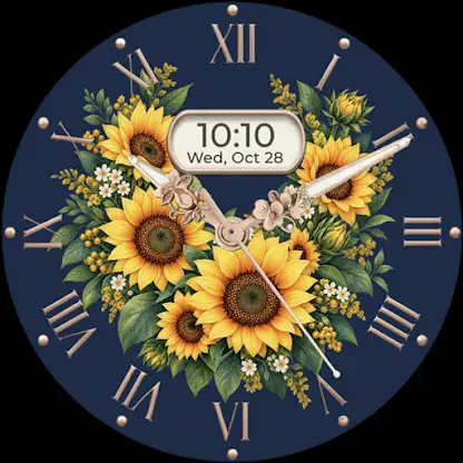 Floral Watch face screenshot 5
