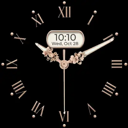 Floral Watch face screenshot 6