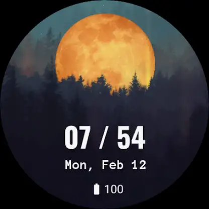 WatchFace FullMoon screenshot 1
