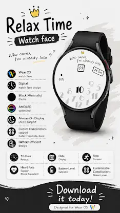 Relax Time Watch face screenshot 1
