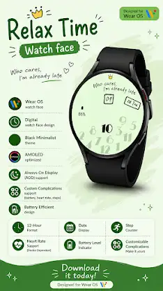 Relax Time Watch face screenshot 2