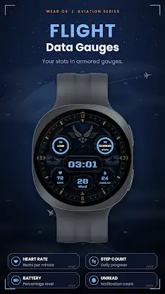 Tactical Air Force Watch face screenshot 7