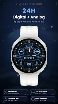 Tactical Air Force Watch face screenshot 5