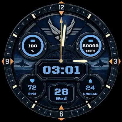Tactical Air Force Watch face screenshot 1