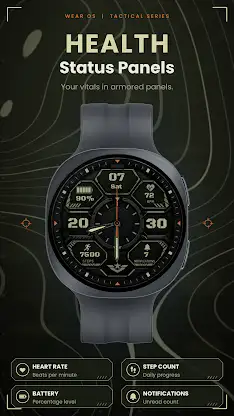Tactical Military Watch face screenshot 6