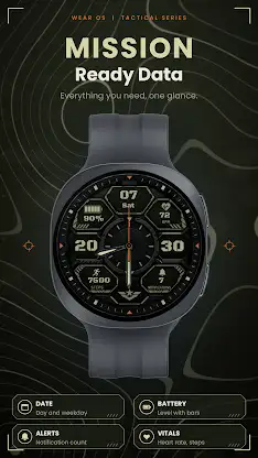Tactical Military Watch face screenshot 8