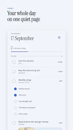 Tomorrowly screenshot 1