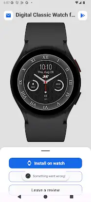 Digital Classic Watch face screenshot 1