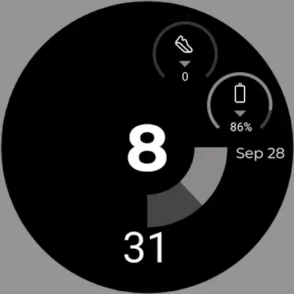 Minimal Watch face screenshot 1
