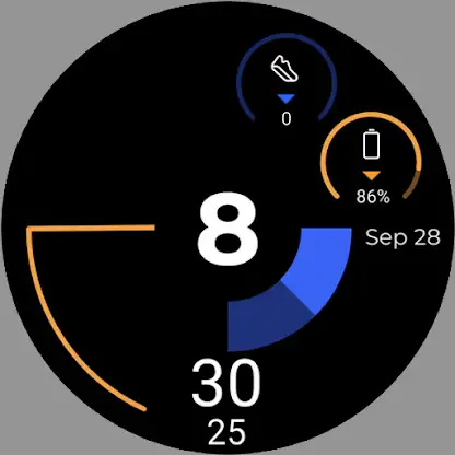 Minimal Watch face screenshot 3