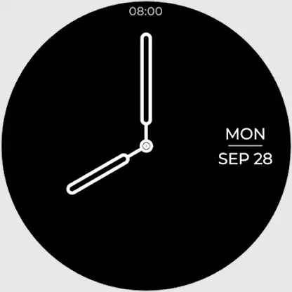 Minimal Watch Face screenshot 3