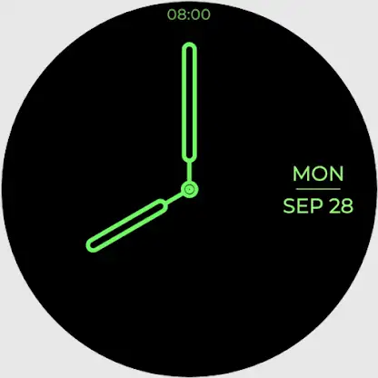 Minimal Watch Face screenshot 1
