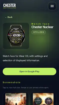 Chester watch faces screenshot 2