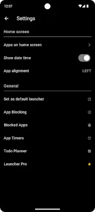 Minimalist Launcher Pro screenshot 4