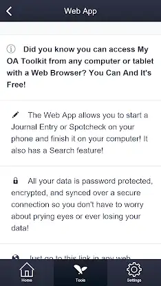 My OA Toolkit Overeaters Steps screenshot 7
