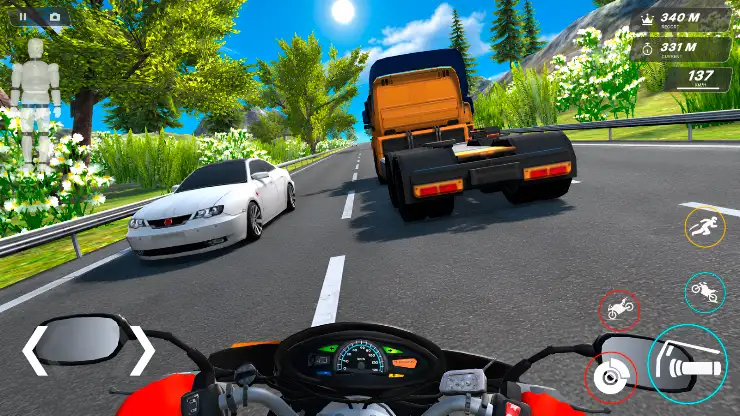 Moto Crash: Motorcycle Racing screenshot 2