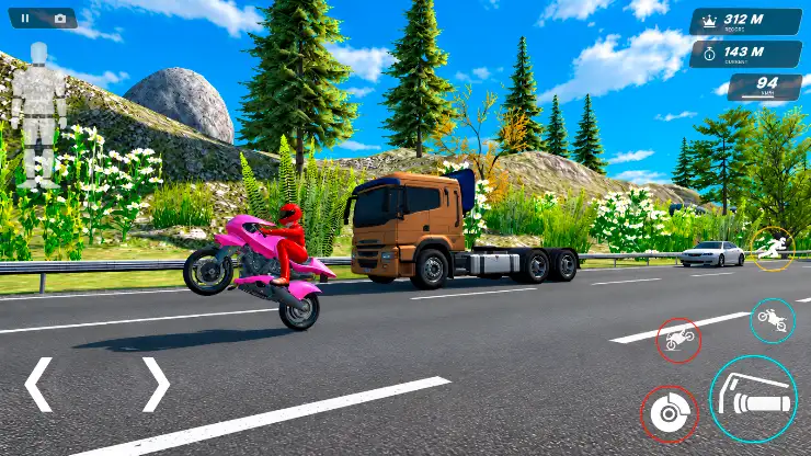 Moto Crash: Motorcycle Racing screenshot 1