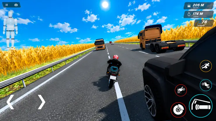 Moto Crash: Motorcycle Racing screenshot 6
