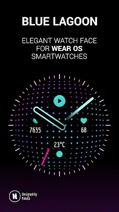 Blue Lagoon: Watch Face screenshot 1