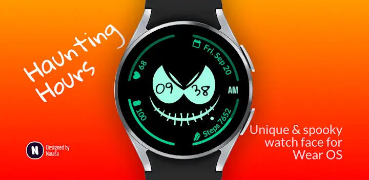 Haunting Hours: Watch Face — Android app banner