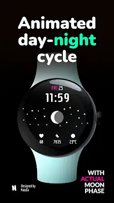 Sunrise to Sunset: Watch Face screenshot 2