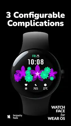 Valentine's Flower: Watch Face screenshot 3