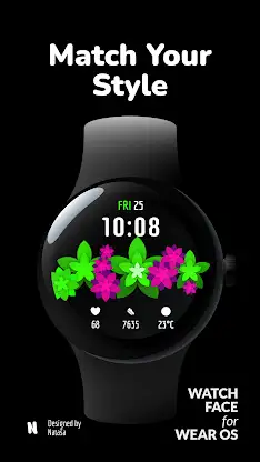Valentine's Flower: Watch Face screenshot 5