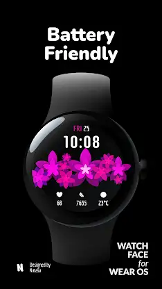 Valentine's Flower: Watch Face screenshot 4