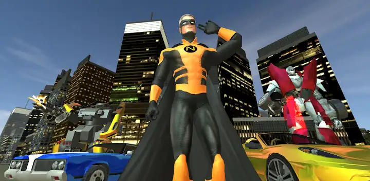 Naxeex Superhero — Android game banner