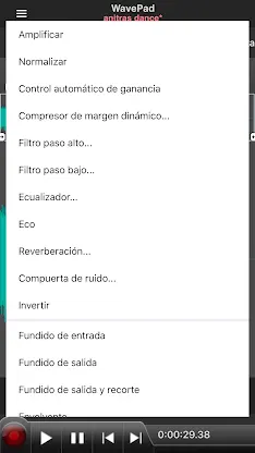 WavePad, editor de audio screenshot 5