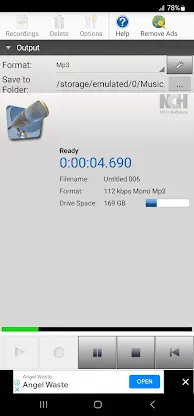 RecordPad Audio Recorder screenshot 1