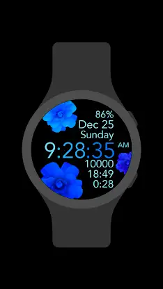 Blue Flowers (No Animation) screenshot 1