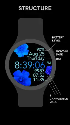 Blue Flowers (No Animation) screenshot 2