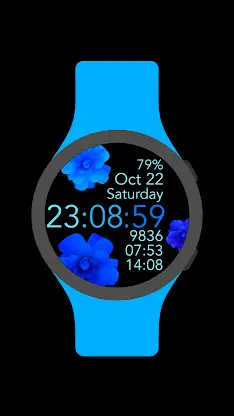 Blue Flowers (No Animation) screenshot 3