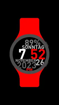 Huge German Watch Face screenshot 6