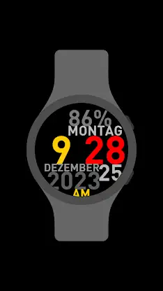 Huge German Watch Face screenshot 1