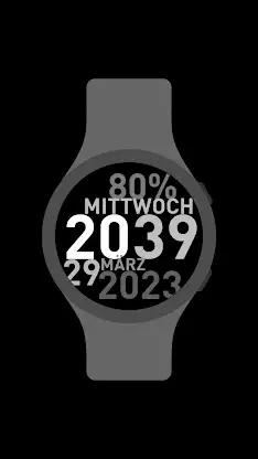 Huge German Watch Face screenshot 3