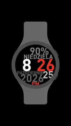 Huge Polish Watch Face screenshot 1