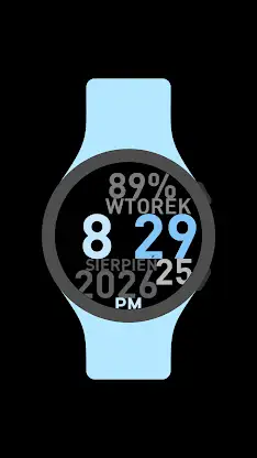 Huge Polish Watch Face screenshot 6