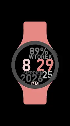 Huge Polish Watch Face screenshot 5