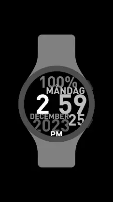 Huge Swedish Watch Face screenshot 5