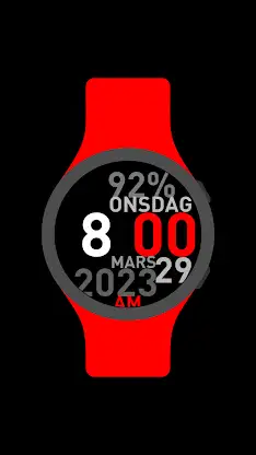 Huge Swedish Watch Face screenshot 6